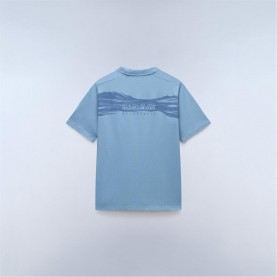 мъжка,тениска,мъжки,тениски,napapijri,back,graphic,t,shirt,mens,faded,denim