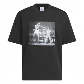 Тениска Adidas Bl Kick Tee Sn99 - Black тениска,мъжки,потници,мъжки,блузи,с,яка,adidas,bl,kick,tee,sn99,black