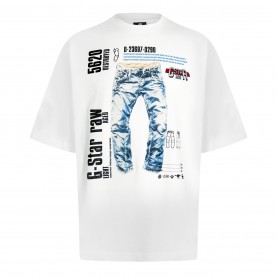 тениска,облекла,на,разпродажба,мъжки,тениски,g,star,modelkit,print,boxy,t,shirt,wht,elwood