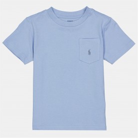 тениска,детски,3/4,панталони,polo,ralph,lauren,kids',logo,regular,fit,t,shirt,chmbry,blue