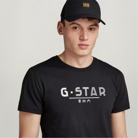 тениска,облекла,на,разпродажба,мъжки,тениски,g,star,multi,logo,graphic,t,shirt,dk,black