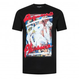 мъжки,тениски,dsquared2,rocco,cool,fit,tee,black