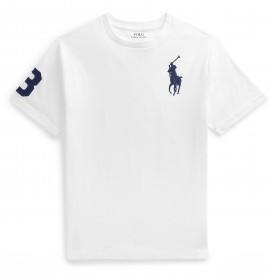 Юношеска тениска Polo Ralph Lauren Large Logo T-Shirt Juniors - White юношеска,тениска,polo,ralph,lauren,large,logo,t,shirt,juniors,white