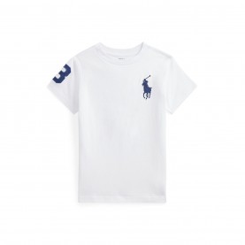 юношеска,тениска,детски,3/4,панталони,polo,ralph,lauren,large,logo,t,shirt,juniors,white