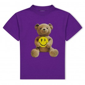 юношеска,тениска,детски,3/4,панталони,palm,angels,smiley,bear,t,shirt,juniors,purple,3715