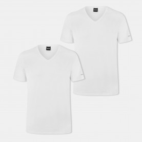 Тениска Boss Mens Spirit Regular Fit T-Shirt - White тениска,мъжки,ежедневни,облекла,мъжки,тениски,boss,men,s,spirit,regular,fit,t,shirt,white