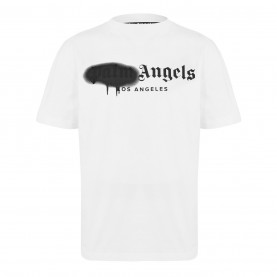 Тениска PALM ANGELS Palm Paris Tee Sn99 - White Black тениска,облекла,на,разпродажба,мъжки,тениски,palm,angels,palm,paris,tee,sn99,white,black
