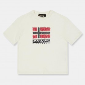 Юношеска тениска Napapijri Adige T-Shirt Juniors - AOP F0Z юношеска,тениска,napapijri,adige,t,shirt,juniors,aop,f0z