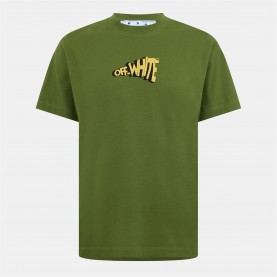 тениска,облекла,на,разпродажба,мъжки,тениски,off,white,off,ctn,slim,tee,sn99,green,yellow