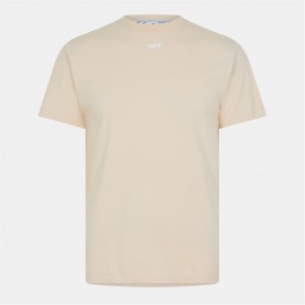 тениска,облекла,на,разпродажба,мъжки,тениски,off,white,off,brick,ss,tee,sn99,beige,white