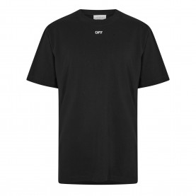 Тениска Off White Mens Brick Arrow Crew Neck Short Sleeve T-Shirt - Black/White тениска,мъжки,тениски,off,white,men,s,brick,arrow,crew,neck,short,sleeve,t,shirt,black,white