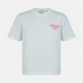 Тениска Jack Wills Men's Oversized T-Shirt - Oyster Print тениска,мъжки,тениски,jack,wills,men's,oversized,t,shirt,oyster,print