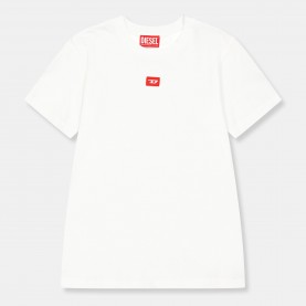 детска,тениска,diesel,unisex,kids,t,shirt,white,k100