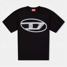 тениска,детски,облекла,diesel,diesel,bonnie,tee,jn54,black,k900