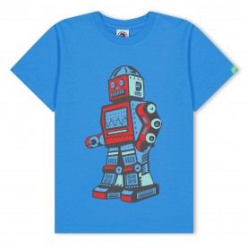 тениска,детски,3/4,панталони,billionaire,boys,club,kids',walking,robot,regular,fit,t,shirt,blue