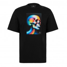 тениска,мъжки,тениски,ps,paul,smith,men's,skull,graphic,t,shirt,black,79