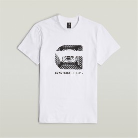 тениска,облекла,на,разпродажба,мъжки,тениски,g,star,paris,t,shirt,white