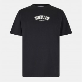 тениска,облекла,на,разпродажба,мъжки,тениски,off,white,off,clb,ss,tee,sn99,black,white
