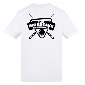 AWD Adults Printed Snooker Tee - Big Breaks мъжки,горнища,размер+,awd,adults,printed,snooker,tee,big,breaks
