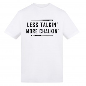 AWD Adults Printed Snooker Tee - Less Talkin мъжки,горнища,размер+,awd,adults,printed,snooker,tee,less,talkin