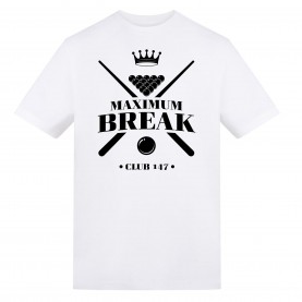 AWD Adults Printed Snooker Tee - Max Break мъжки,горнища,размер+,awd,adults,printed,snooker,tee,max,break