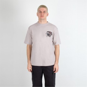 Тениска Criminal Damage Men's Oversized T-Shirt - Light Grey тениска,criminal,damage,men's,oversized,t,shirt,light,grey