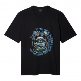 облекла,на,разпродажба,мъжки,тениски,ps,paul,smith,bunny,graphic,tee,black,79