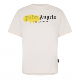 тениска,мъжки,тениски,palm,angels,men,s,spray,t,shirt,white,yellow