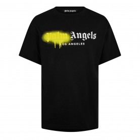 тениска,облекла,на,разпродажба,мъжки,тениски,palm,angels,men's,spray,t,shirt,black,yellow