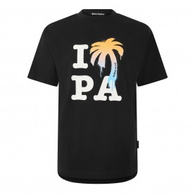 тениска,мъжки,тениски,palm,angels,men,s,t,shirt,black,white
