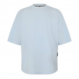 Тениска Palm Angels Mens Oversized T-Shirt - Blue/White тениска,мъжки,тениски,palm,angels,men,s,oversized,t,shirt,blue,white