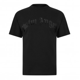 Тениска Palm Angels Mens T-Shirt - Black/Black тениска,мъжки,тениски,palm,angels,men,s,t,shirt,black,black