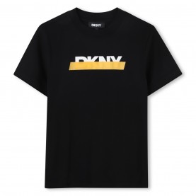 тениска,детски,3/4,панталони,dkny,kids',logo,short,sleeve,regular,fit,t,shirt,black