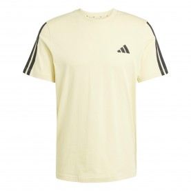 Мъжка тениска adidas Essentials 3-Stripes T-Shirt Mens - Powder Yellow мъжка,тениска,мъжки,блузи,с,яка,мъжки,тениски,мъжки,потници,adidas,essentials,3,stripes,t,shirt,mens,powder,yellow