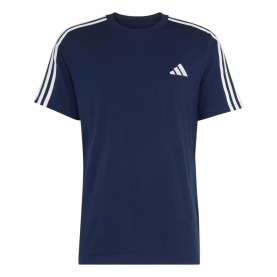 Мъжка тениска adidas Essentials 3-Stripes T-Shirt Mens - Navy/White мъжка,тениска,мъжки,потници,мъжки,блузи,с,яка,adidas,essentials,3,stripes,t,shirt,mens,navy,white