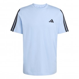 Мъжка тениска adidas Essentials 3-Stripes T-Shirt Mens - Glow Blue мъжка,тениска,мъжки,тениски,мъжки,блузи,с,яка,мъжки,потници,adidas,essentials,3,stripes,t,shirt,mens,glow,blue