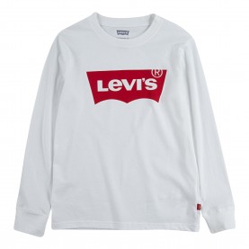 Тениска Levis Batwing Long Sleeve T Shirt - White 001 тениска,levis,batwing,long,sleeve,t,shirt,white,001