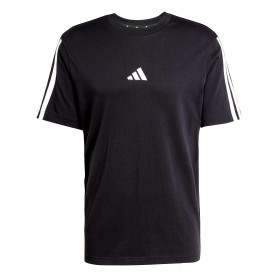 Adidas M 3S Sj T B Sn99 - Black/White мъжки,блузи,с,яка,мъжки,тениски,мъжки,потници,adidas,m,3s,sj,t,b,sn99,black,white