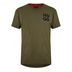 тениска,мъжки,пижами,hugo,spraylogo,t,shirt,10261152,01,open,green,345