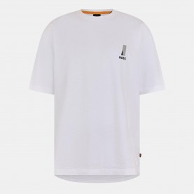 Тениска Boss Mens Polar Cotton T-Shirt - White 100 тениска,мъжки,тениски,boss,men,s,polar,cotton,t,shirt,white,100