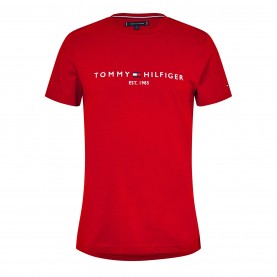 тениска,облекла,на,разпродажба,мъжки,тениски,tommy,hilfiger,logo,crew,neck,t,shirt,fierce,red