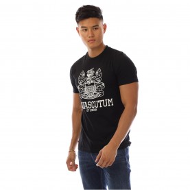 тениска,облекла,на,разпродажба,мъжки,тениски,aquascutum,aquascutum,logo,tee,sn99,black,white