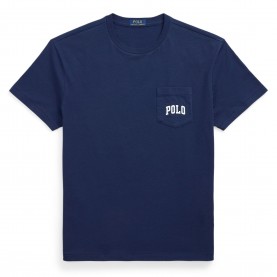 Тениска Polo Ralph Lauren Mens Bear Print Crew Neck T-Shirt - Newport Navy тениска,мъжки,тениски,polo,ralph,lauren,men,s,bear,print,crew,neck,t,shirt,newport,navy