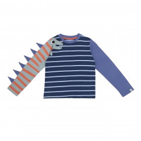 детски,тениски,детски,облекла,lilly,and,sid,dino,sleeve,top,jn99,blue