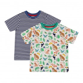 тениска,детски,тениски,детски,облекла,lilly,and,sid,&amp;,sid,multicoloured,animal,safari,and,stripe,print,t,shirt,2,pack,multi