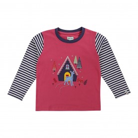 детски,тениски,детски,облекла,lilly,and,sid,sparkle,deer,top,jn99,multi