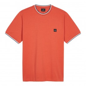 Тениска PS PAUL SMITH Logo Patch T-Shirt - Orange 19 тениска,облекла,на,разпродажба,мъжки,тениски,ps,paul,smith,logo,patch,t,shirt,orange,19