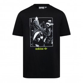 adidas Originals Adidas Samba Poster Sn99 - black мъжки,ежедневни,облекла,мъжки,тениски,adidas,originals,adidas,samba,poster,sn99,black