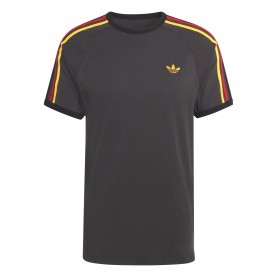 Тениска adidas Originals Mens 3 Stripes T-Shirt - Black/Gold тениска,мъжки,тениски,adidas,originals,mens,3,stripes,t,shirt,black,gold