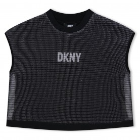 тениска,детски,3/4,панталони,dkny,kids',logo,regular,fit,t,shirt,light,grey,016